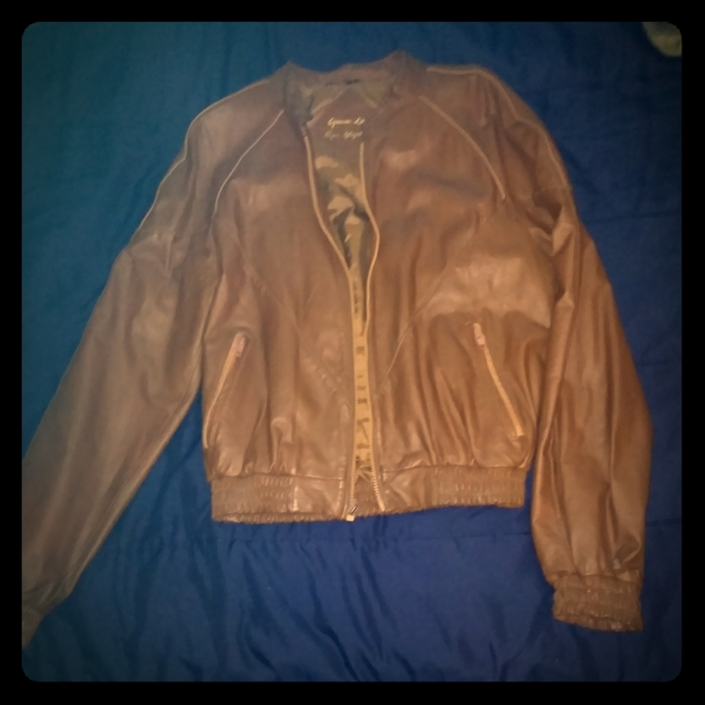 Wells of Nottingham Leather Jacket